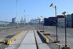 Báscula REVUELTA instalada en el puerto de Veracruz