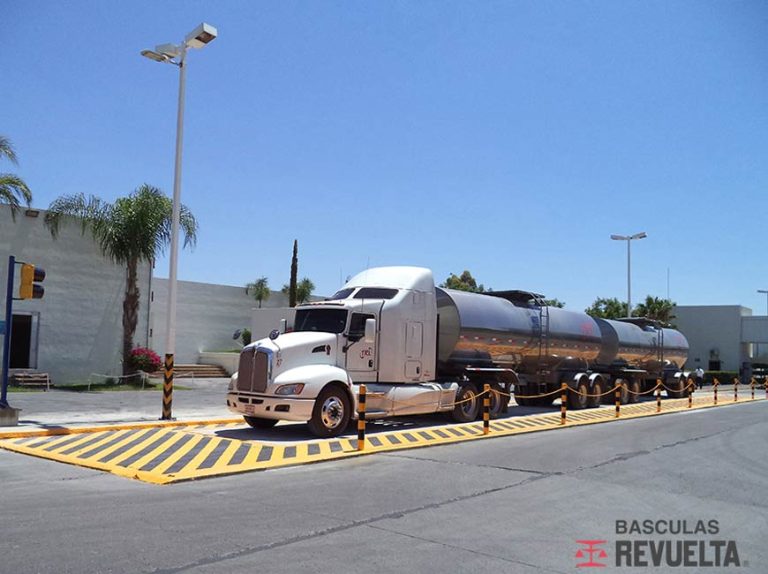 Comercializadora de Lácteos y Derivados LALA, Aguascalientes - Básculas para camiones en fosa